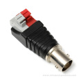 Press-Fit Screwless terminal CCTV Cable BNC Female Connector